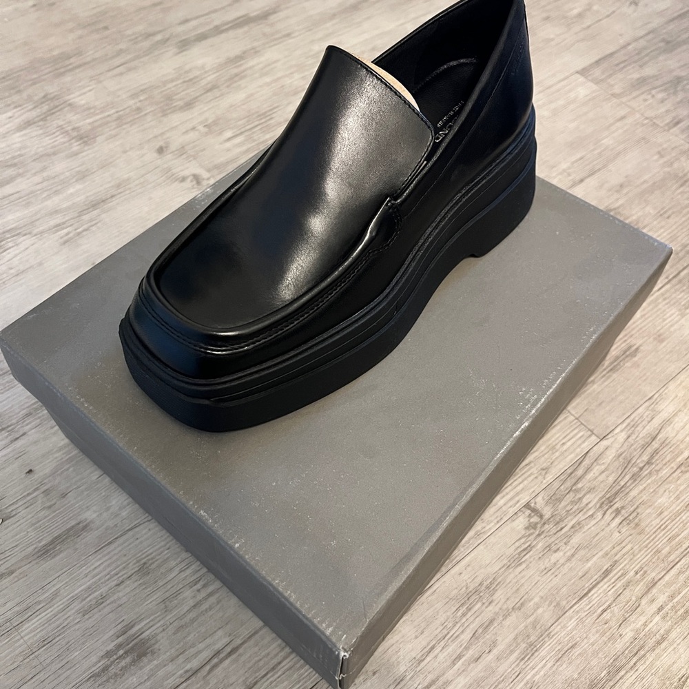 Vagabond CARLA Black Loafers with Chunky Platform Sole BRAND NEW